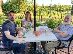 Ben Dorrough; Sarah Elizabeth Derry; Dan Dorrough; 40th Anniversary lunch at Wegman s